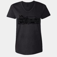 Women's Tagless V-Neck T-Shirt Thumbnail